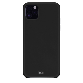SiGN Liquid Silikon Case Schutzhülle Schutzcover passend für iPhone 11 Pro schwarz