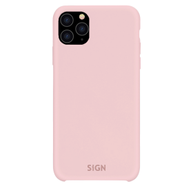 SiGN Liquid Silikon Case Schutzhülle Schutzcover passend für iPhone 11 Pro pink