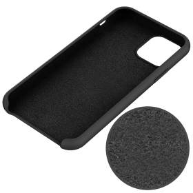 SiGN Liquid Silikon Case Schutzhülle Schutzcover passend für iPhone 11 Pro Max schwarz