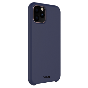 SiGN Liquid Silikon Case Schutzhülle Schutzcover passend für iPhone 11 Pro Max blau
