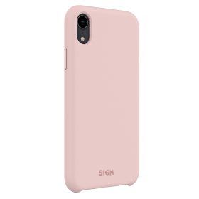 SiGN Liquid Silikon Case Schutzhülle Schutzcover passend für iPhone XR pink