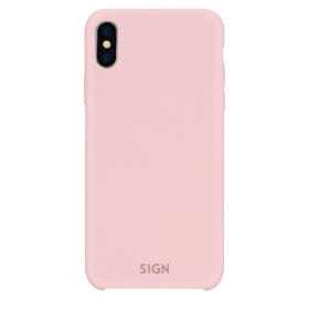 SiGN Liquid Silikon Case Schutzhülle Schutzcover passend für iPhone XR pink