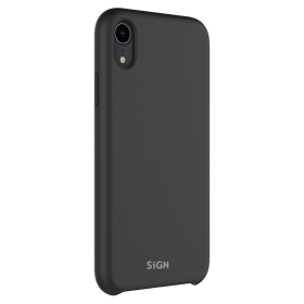 SiGN Liquid Silikon Case Schutzhülle Schutzcover passend für iPhone X/XS schwarz