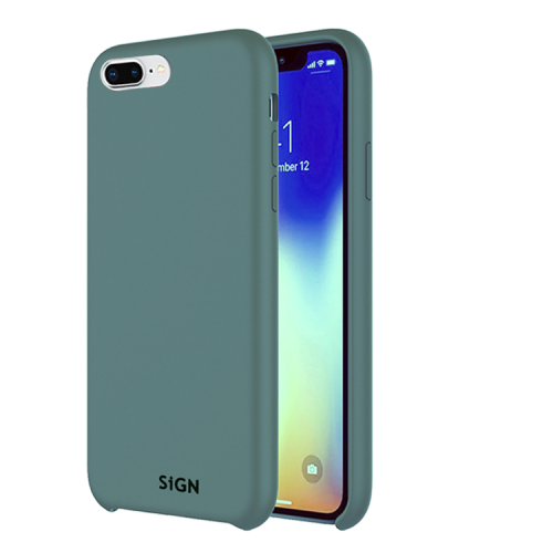 SiGN Liquid Silikon Case Schutzhülle Schutzcover passend für iPhone 7/8 Plus mint