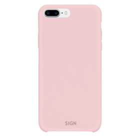 SiGN Liquid Silikon Case Schutzhülle Schutzcover passend für iPhone 7/8 Plus pink