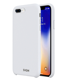 SiGN Liquid Silikon Case Schutzhülle Schutzcover passend für iPhone 7/8 Plus weiß