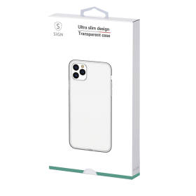 SiGN Ultra Slim Case passend für iPhone 11 Pro transparent