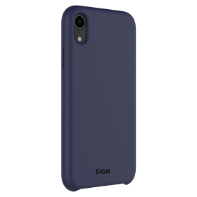 SiGN Liquid Silikon Case Schutzhülle Schutzcover passend für iPhone X/XS blau