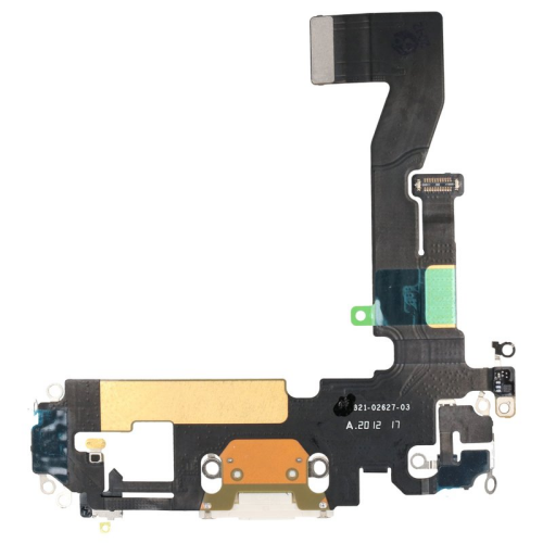 Ladebuchse Dock Connector Anschluss Flexkabel weiß passend für iPhone 12