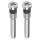 Pentaloben Schraube Set (2 pcs) silver/silber für Apple iPhone 12 Pro (A2407)