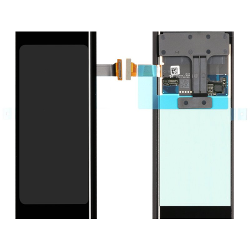 Samsung Galaxy Fold 5G F907B OLED Display Touchscreen black Außen GH96-12253A