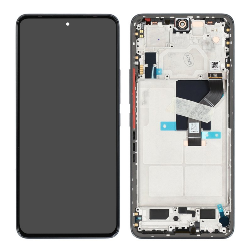 Display Modul mit Rahmen und Toucheinheit black/schwarz 56000300L900 für Xiaomi 12 Lite (2203129G)