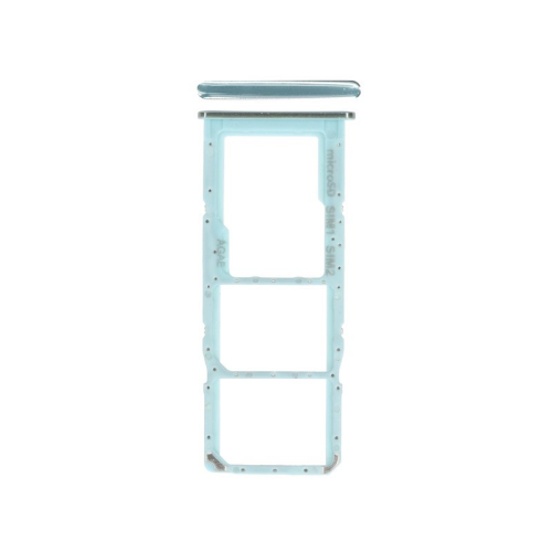 SIM-Karten Halter prism crush blue/blau GH98-44757C für Samsung Galaxy A71 (SM-A715F)