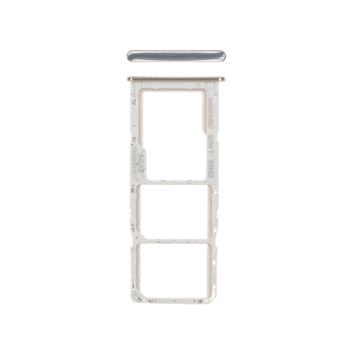 SIM-Karten Halter prism crush silver/silber GH98-44757B für Samsung Galaxy A71 (SM-A715F)