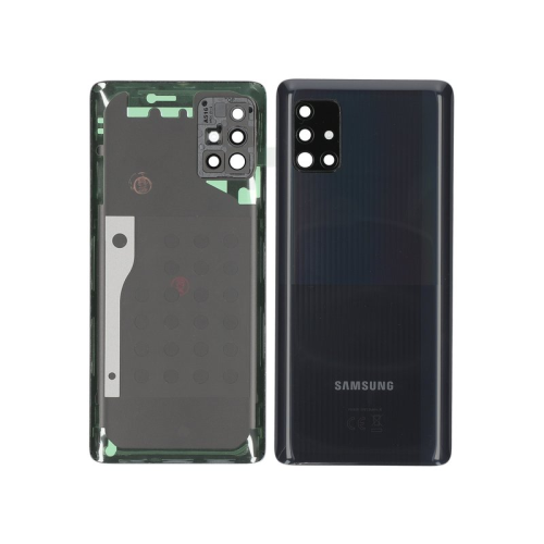 Samsung Galaxy A51 5G SM-A516B Akkudeckel Backcover prism cube black GH82-22938A