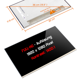 LED Display 13,3" 1920x1080 passend für Innolux...