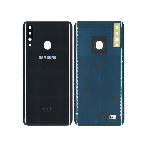 Batteriedeckel Rückseite Akkudeckel black/schwarz GH81-19446A für Samsung Galaxy A20s SM-A207F