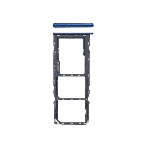 SIM-Karten Halter blue/blau GH81-17818A für Samsung Galaxy A20s (SM-A207F)