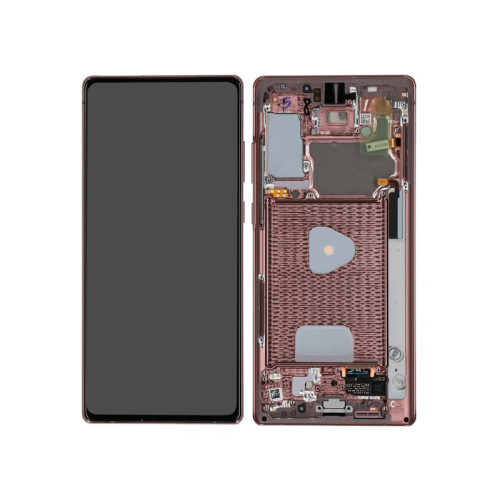 Samsung Galaxy Note 20 SM-N980F OLED Display Modul Rahmen Touchscreen mystic bronze GH82-23495B