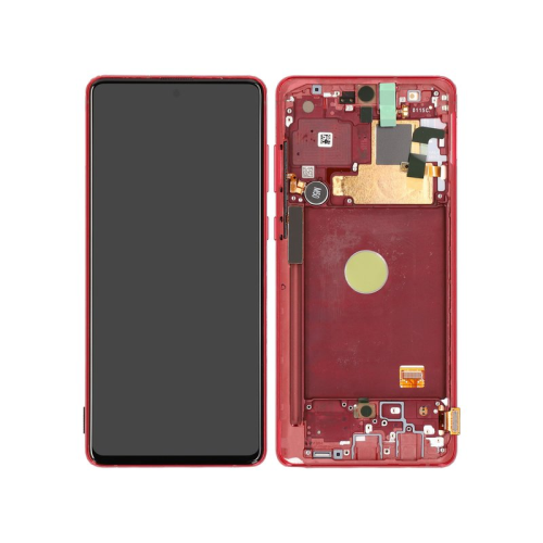 Samsung Galaxy Note 10 Lite SM-N770F OLED Display Modul Rahmen Touchscreen aura red GH82-22055C