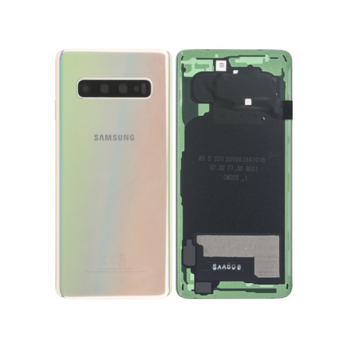 Batteriedeckel Rückseite Akkudeckel silver/silber GH82-18378G für Samsung Galaxy S10 SM-G973F