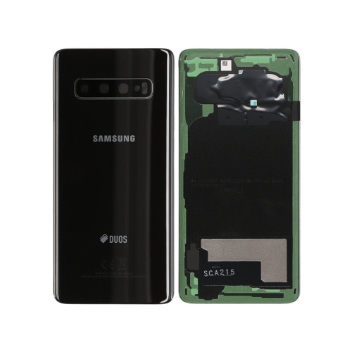 Samsung Galaxy S10 SM-G973F DUOS Akkudeckel Batterie Cover prism black GH82-18381A