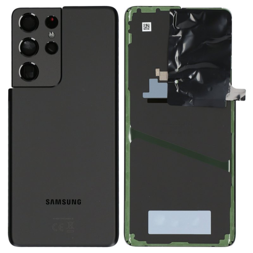 Samsung Galaxy S21 Ultra 5G SM-G998B Backcover Akkudeckel phantom black GH82-24499A