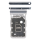 SIM-Karten Halter phantom silver/silber GH98-46258B für Samsung Galaxy S21 Ultra 5G SM-G998B
