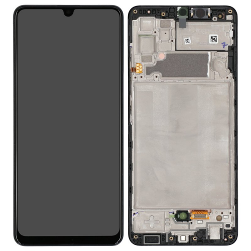 Display Modul mit Rahmen und Toucheinheit black/schwarz GH82-25579A für Samsung Galaxy A32 (SM-A325F)