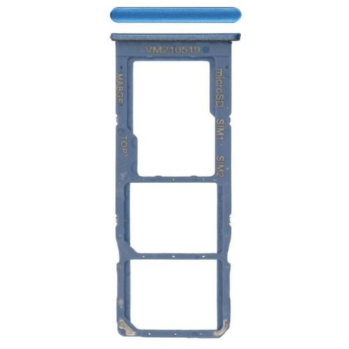 SIM-Karten Halter blue/blau GH98-46321C für Samsung Galaxy M12 SM-M127F