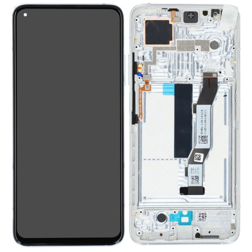 Xiaomi Mi 10T Pro 5G Display Modul Rahmen Touchscreen lunar silver 5600040J3S00