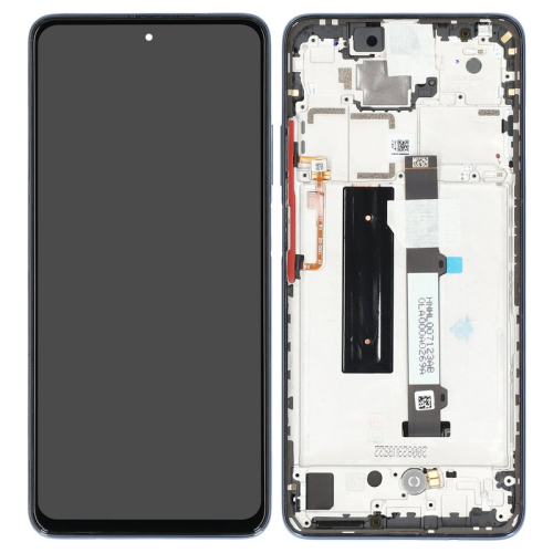 Xiaomi Mi 10T Lite 5G Display Modul Rahmen Touchscreen pearl grey 5600040J1700