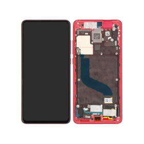 Xiaomi Mi 9T Pro Display Modul Rahmen Touchscreen red/rot...