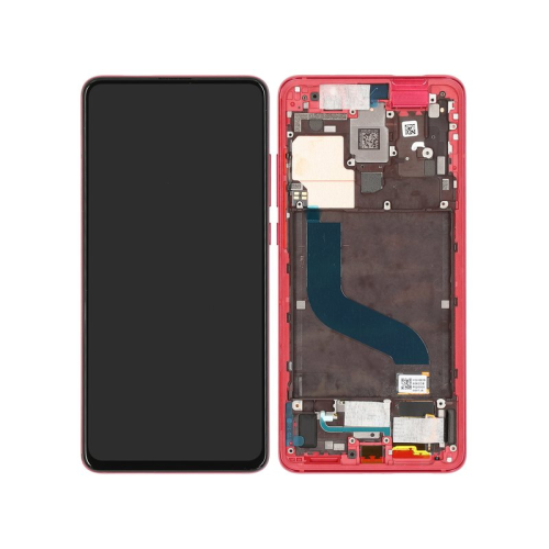 Xiaomi Mi 9T Display Modul Rahmen Touchscreen red/rot flame 560910014033