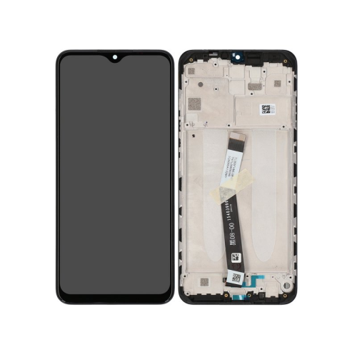 Xiaomi Redmi 9 Display Modul Rahmen Touchscreen carbon grey/grau 5600050j1900