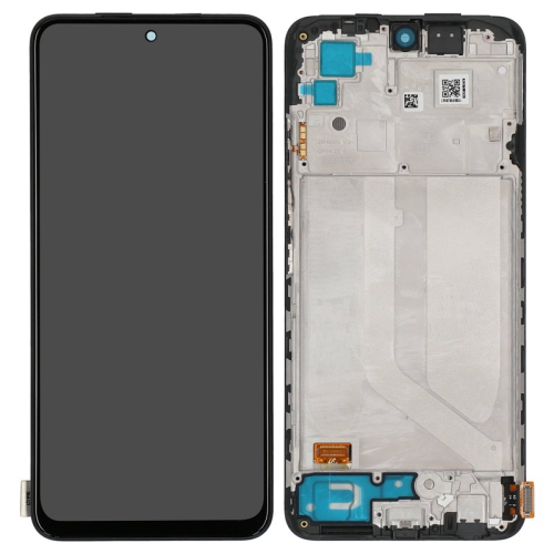 Display Modul mit Rahmen und Toucheinheit OEM onyx grey/gray/grau 5600020K7B00 für Xiaomi Redmi Note 10S (M2101K7BG)