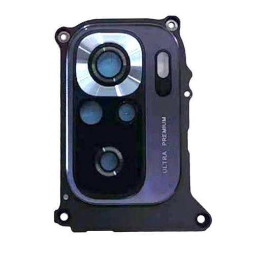 Xiaomi Redmi Note 10S Kamera Linse Glas inkl. Rahmen onyx grey/grau