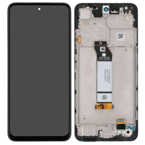 Display Modul mit Rahmen und Toucheinheit graphite/graphit grey/grau 5600020K1900 für Xiaomi Redmi Note 10 5G