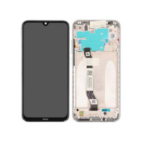 Xiaomi Redmi Note 8 Display Modul Rahmen Touchscreen moonlight white/weiß 5600040C3J00
