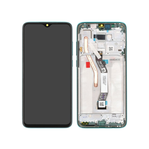 Xiaomi Redmi Note 8 Pro Display Modul Rahmen Touchscreen forest green/grün 56000400G700