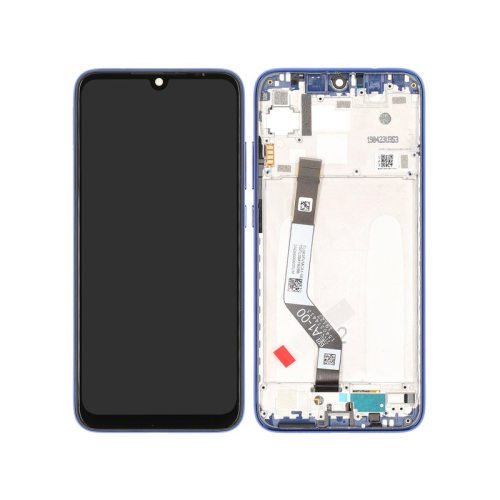 Xiaomi Redmi Note 7 Display Modul Rahmen Touchscreen blue/blau 5610100140C7