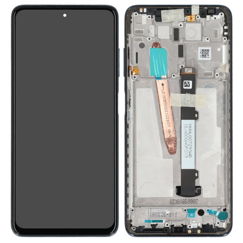Xiaomi Poco X3 NFC Display Modul Rahmen Touchscreen shadow grey/grau 560003J20C00