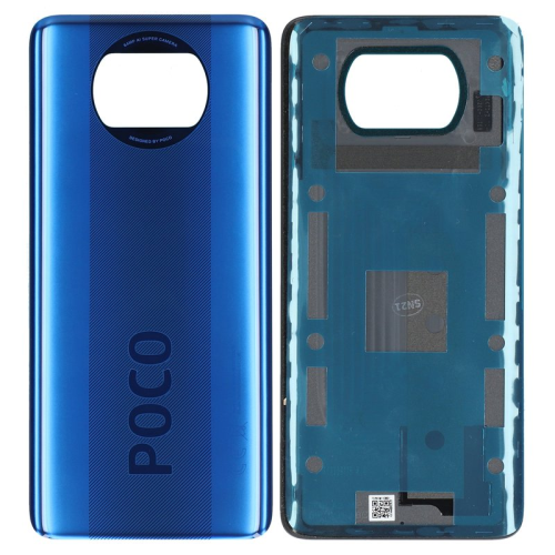 Xiaomi Poco X3 NFC Backcover Akkudeckel cobalt blue/blau 55050000H46D