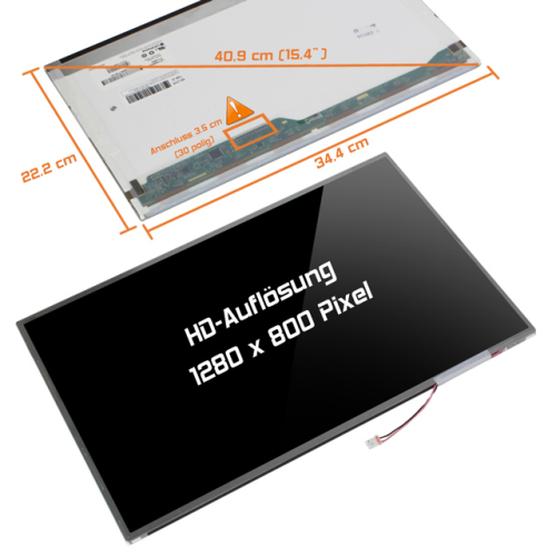 LCD Display 15,4" 1280x800 passend für Acer Aspire 5720G