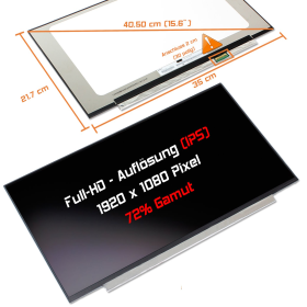 LED Display 15,6" 1920x1080 matt passend für...