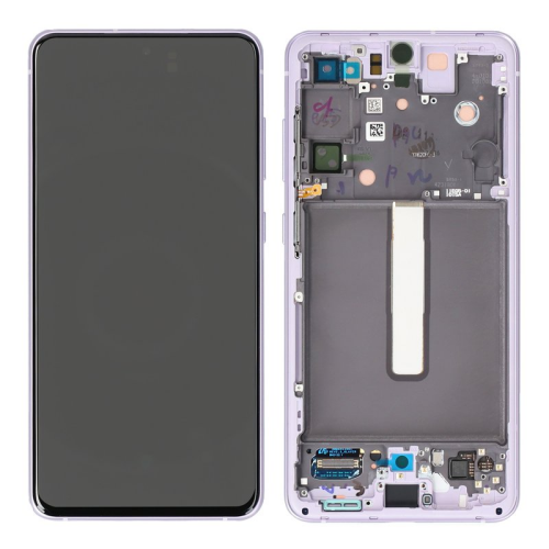 Display Modul mit Rahmen und Toucheinheit lavender GH82-26414D für Samsung Galaxy S21 FE 5G SM-G990B