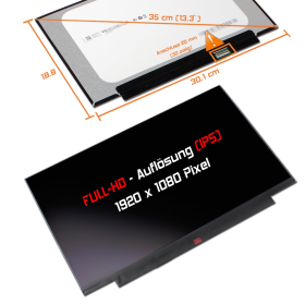 LED Display 13,3" 1920x1080 matt passend für HP...