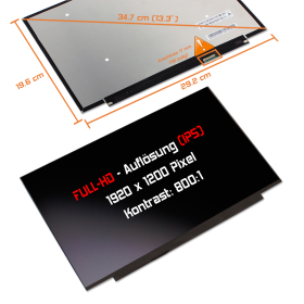 LED Display 13,3" 1920x1200 matt passend für...