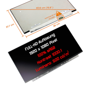 LED Display 15,6" 1920x1080 matt passend für HP...