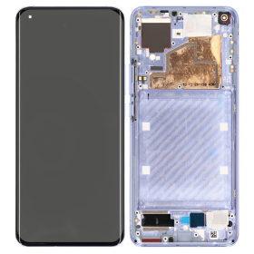 Display Modul mit Rahmen und Toucheinheit purple...
